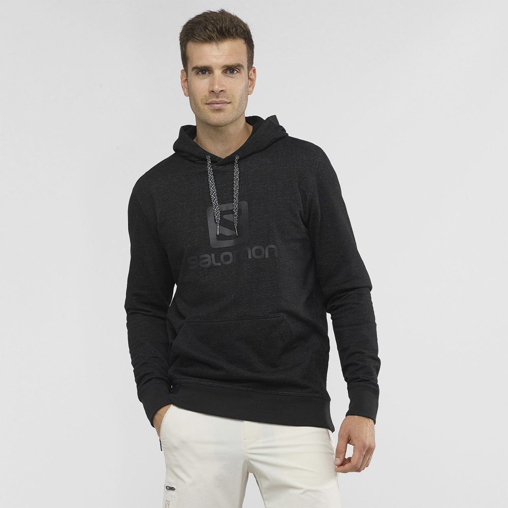 Salomon SHIFT HOODIE M Capa Intermedia Hombre - Negras - Colombia (39640-DKSY)